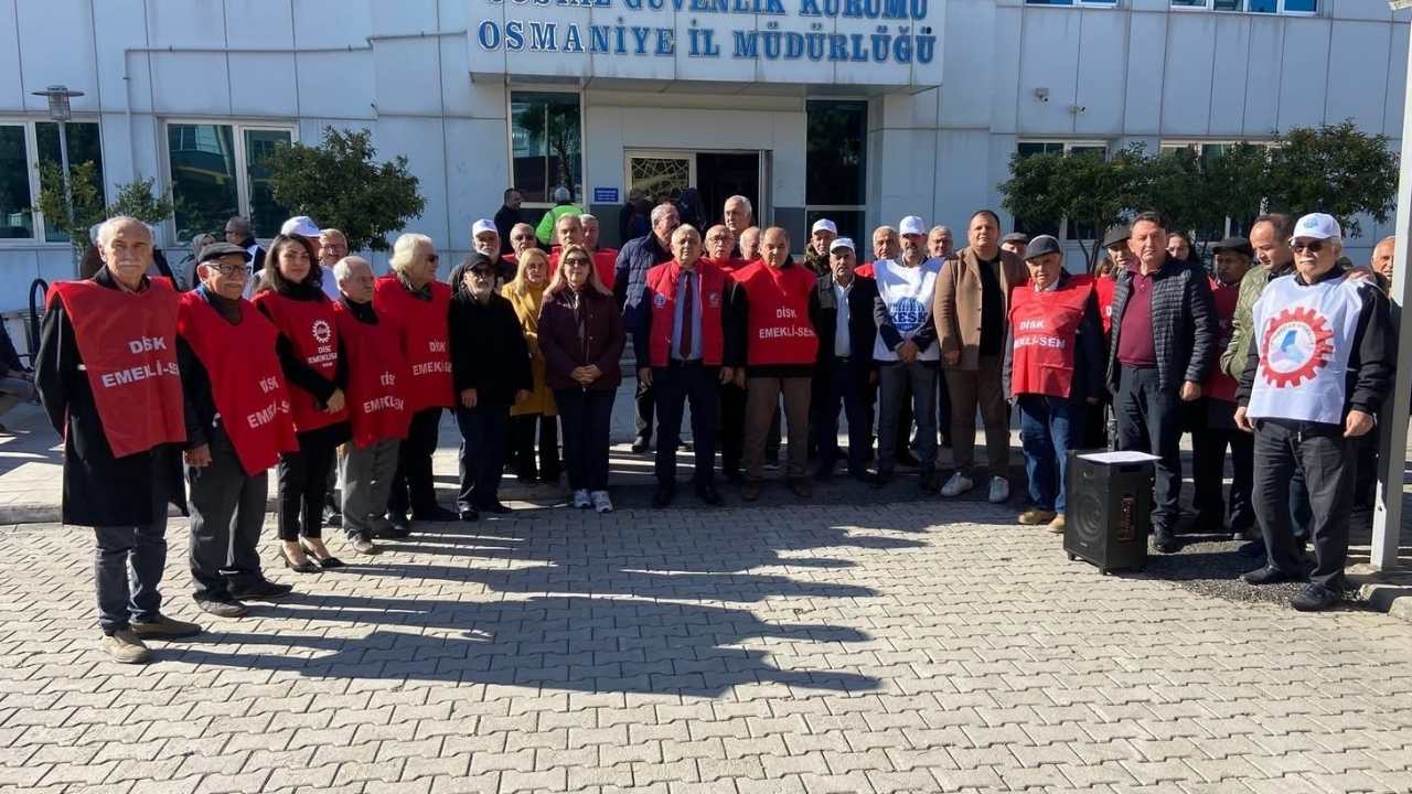 Di̇sk Emekli Sen Osmaniye Şubesi’nden Tüi̇k’e Salvolar (3)