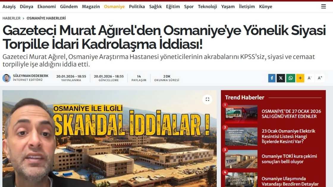 Gazeteci Murat Ağırel Ve Onlar Tv’nin Torpil İddiaları Boş Çıktı (2)