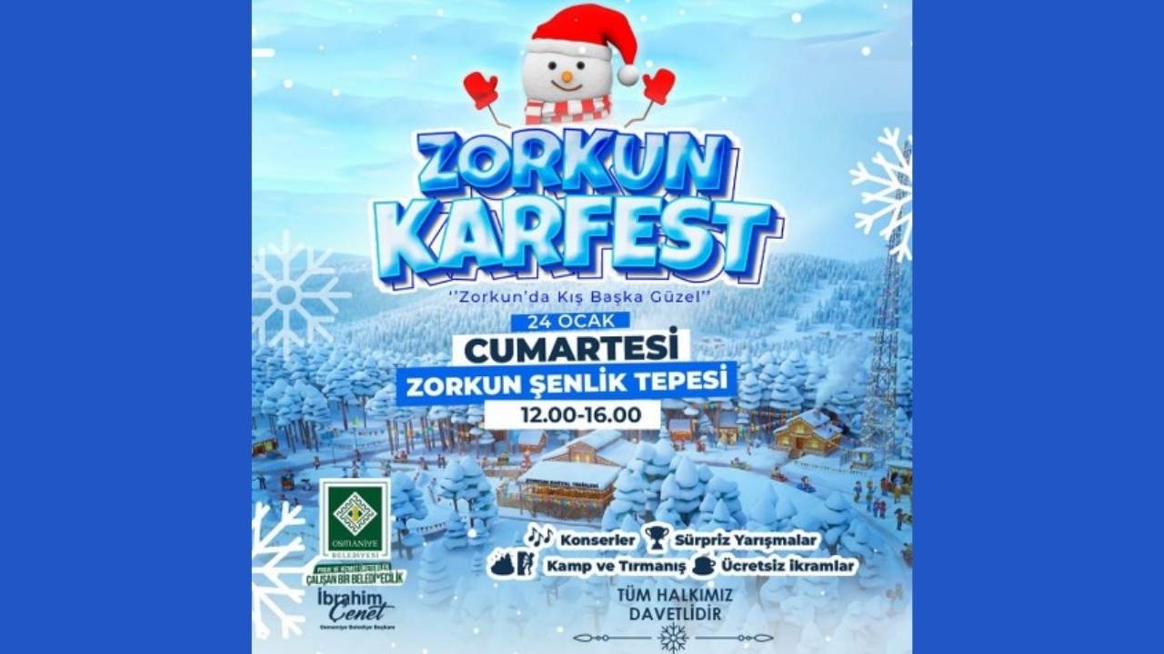 Osmaniye Belediyesi’nden Zorkun Karfest! Her Şey Ücretsiz Olacak... (4)
