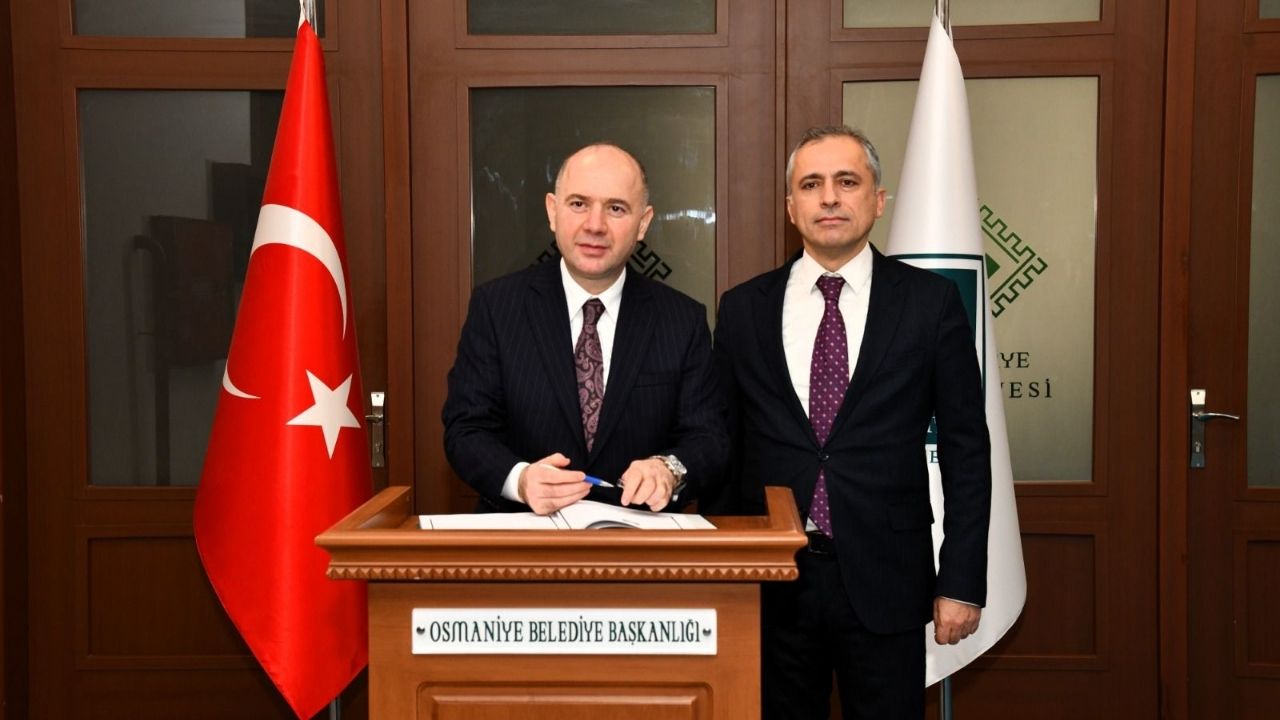 Osmaniye Valisi Serdengeçti’den Belediye Başkanı Çenet’e İade I Ziyaret (1)