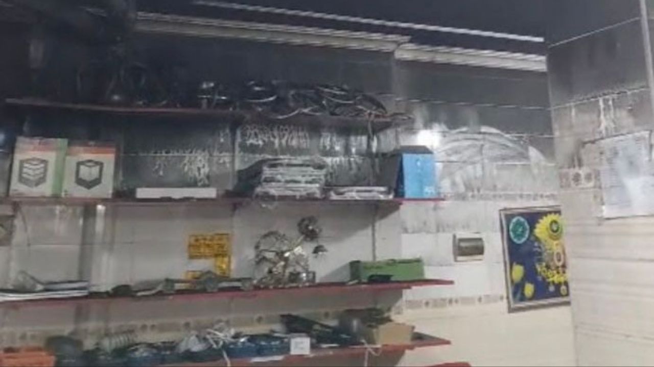 Osmaniye’de Elektrikçi Dükkânından Yükselen Dumanlar Korkuttu