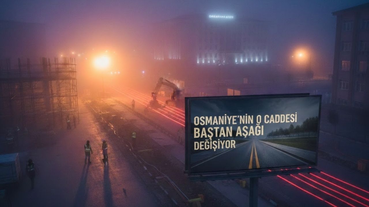 Osmaniye’nin O Caddesi Baştan Aşağı Değişiyor
