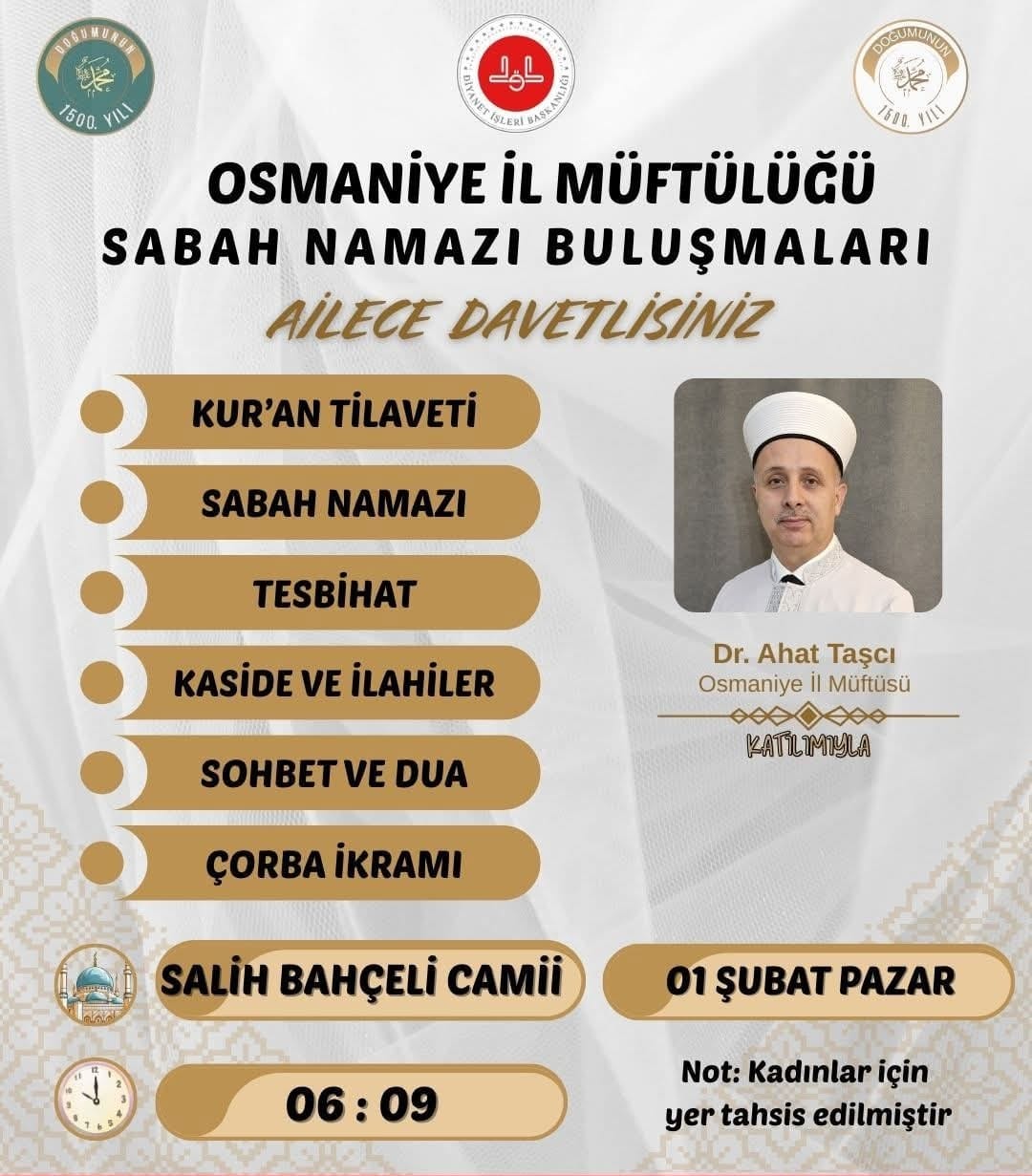 Sabah Namazında Birlik Ve Beraberlik Osmaniye’de Buluşmalar Devam Ediyor