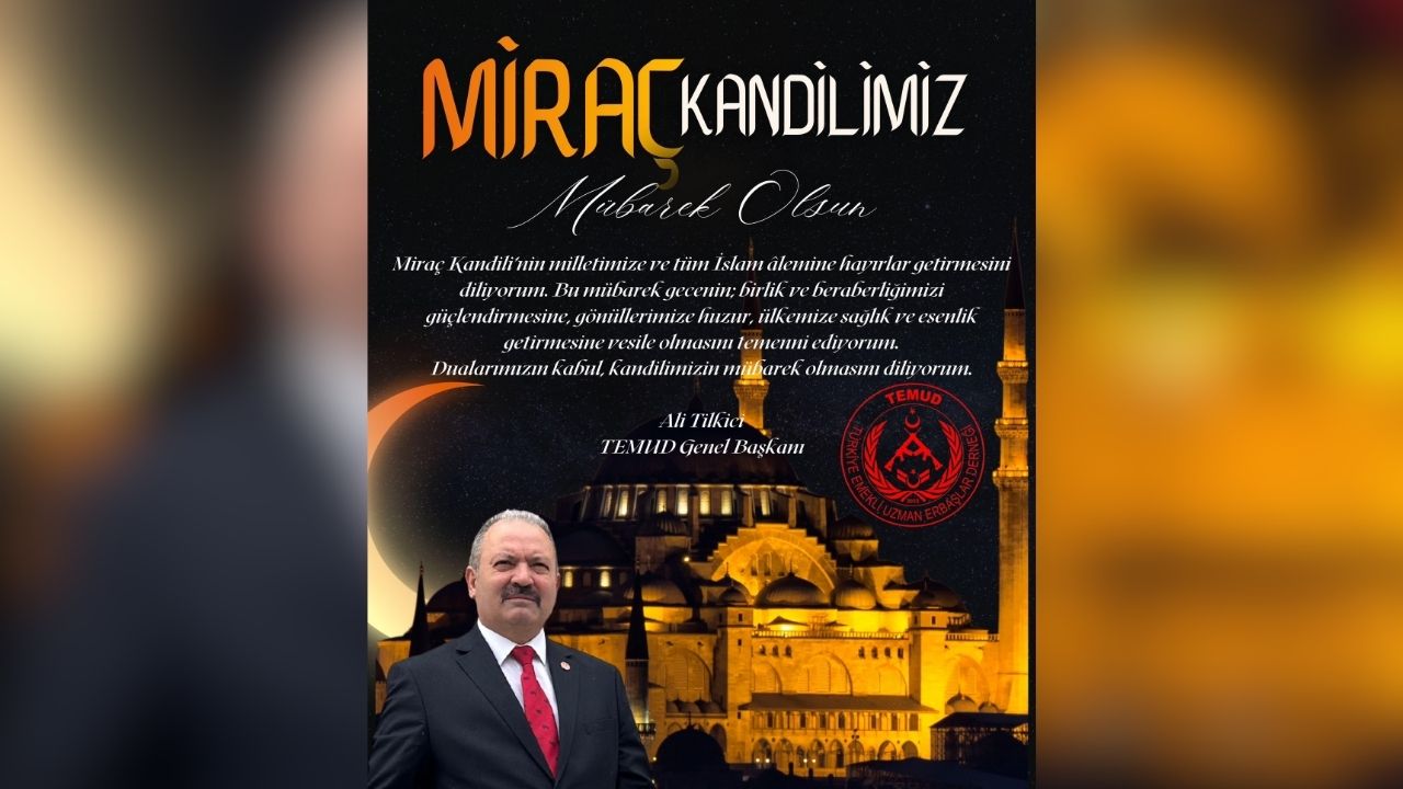 Temud Genel Başkanı Ali Tilkici’den Çok Konuşulacak Kandil Mesajı! (1)