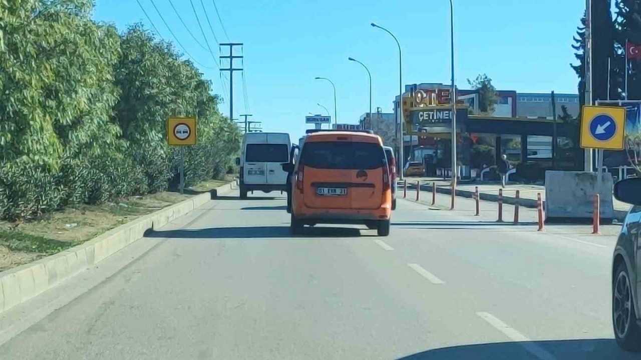Trafikte Şaşırtan Manzara Emniyet Kemerli Kapı (1)-1