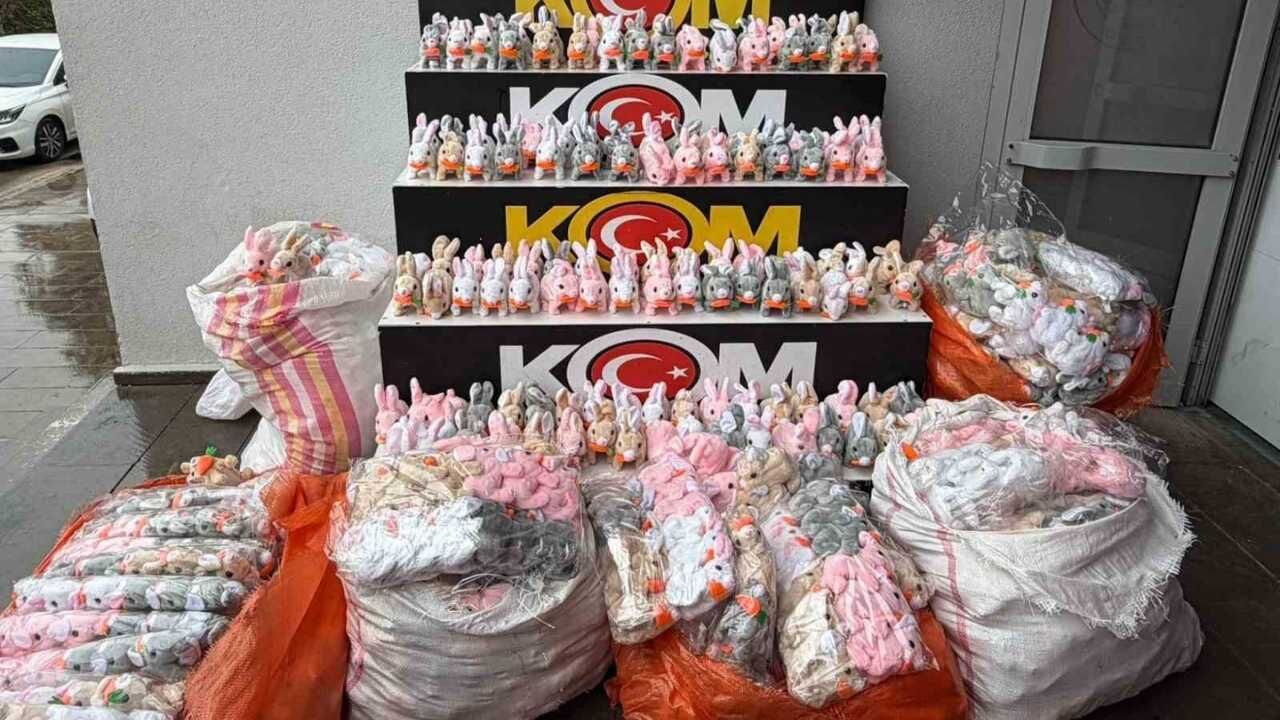 Adana’da 1.515 Kaçak Pelüş Oyuncak Ele Geçirildi (2)