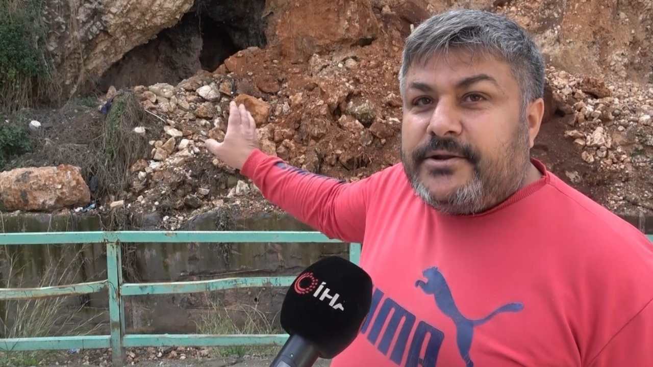 Heyelanla Birlikte Evlerin Altındaki Mağara Ortaya Çıktı (2)