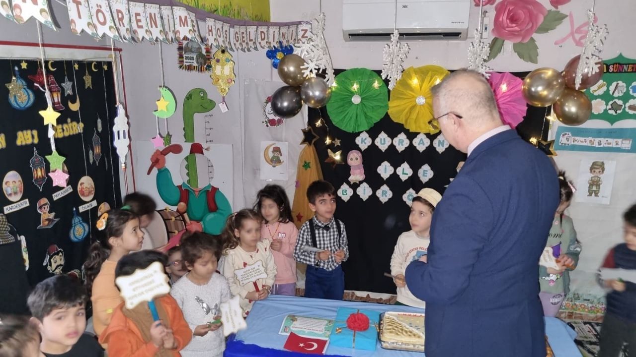 Osmaniye'de Miniklerin Kur'an Heyecanı Müftü Taşcı O Sınıflarda Çocuklarla Bir Araya Geldi! (1)