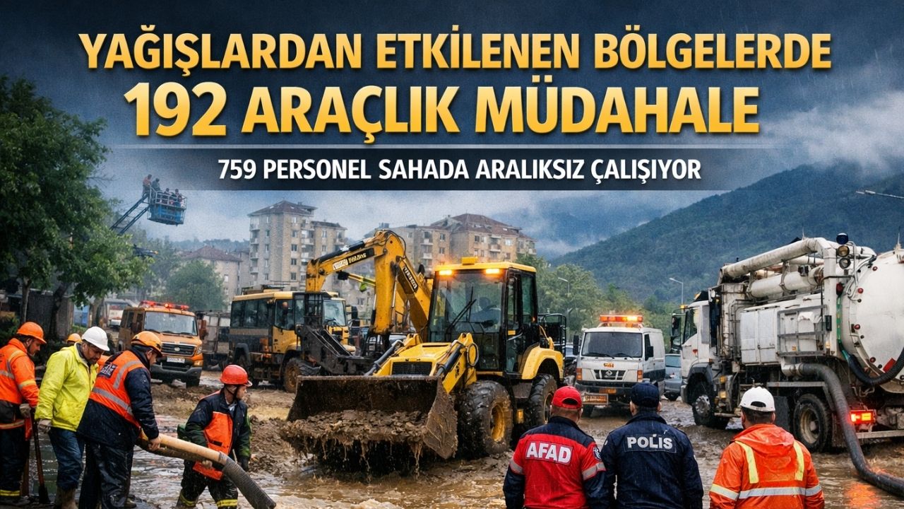 Sağanak Sonrası Kritik Hamle: Osmaniye’de 192 Araç ve Yüzlerce Personel Görevde!