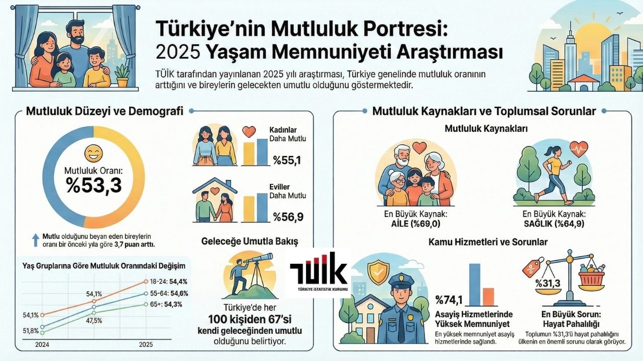 Türkiye Genelinde Mutluluk Oranı Artışa Geçti (1)