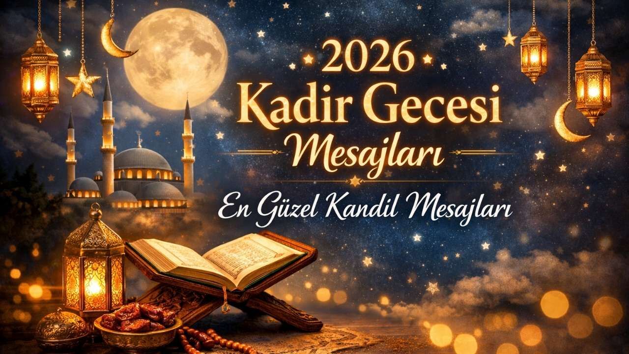 2026 Kadir Gecesi Mesajları: Aileye, Eşe, Sevgiliye ve Arkadaşlara Gönderilecek Dualı, Anlamlı, Resimli, En Güzel Kandil