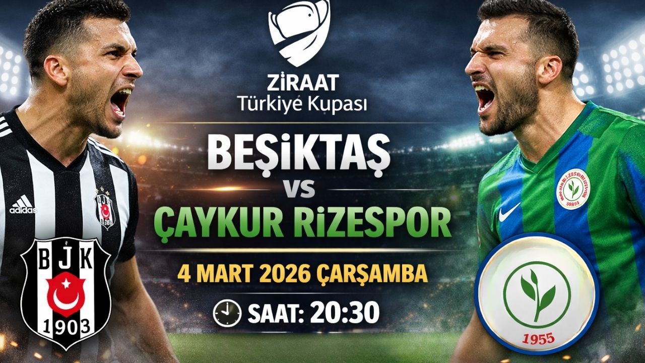 Beşiktaş – Çaykur Rizespor Maçı Ne Zaman, Saat Kaçta ve Hangi Kanalda?