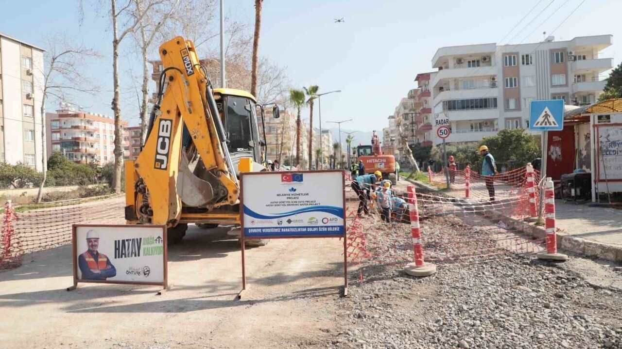 Dörtyol’da Içme Suyu Şebekesi Yenileniyor (2)