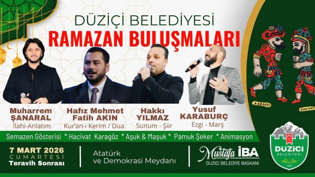 Düziçi Belediyesi Ramazan Buluşmaları Programı Belli Oldu! (1)