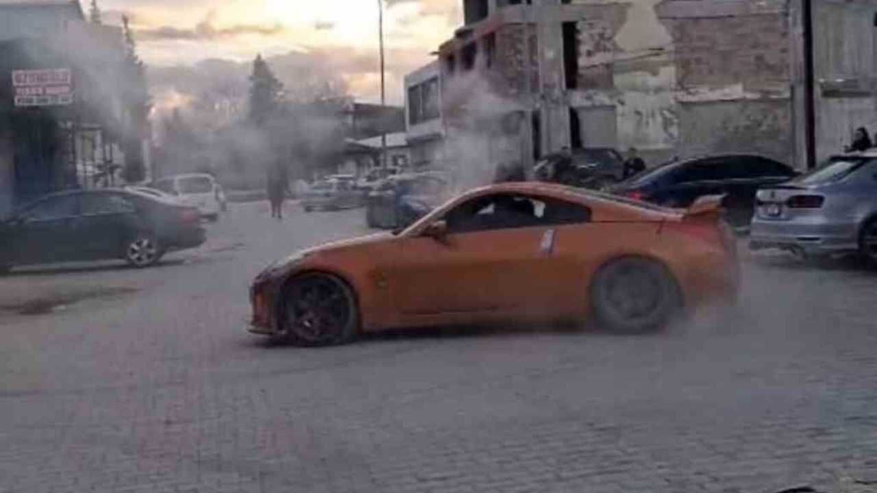 Hatay’da Drift Atan Sürücüye 140 Bin Tl Ceza (1)