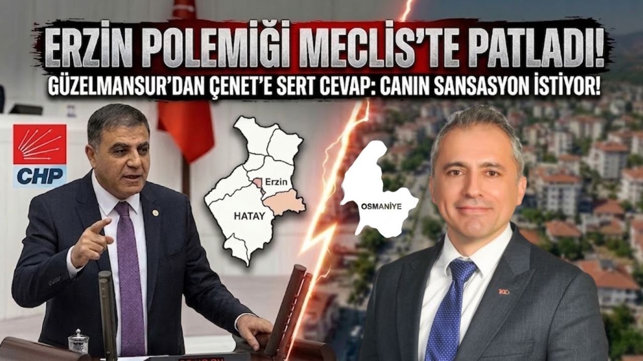Mehmet Güzelmansur'dan Osmaniye'ye gönderme ''Canın sansasyon çekiyor herhalde, siz işinize bakın Sayın Çenet!''