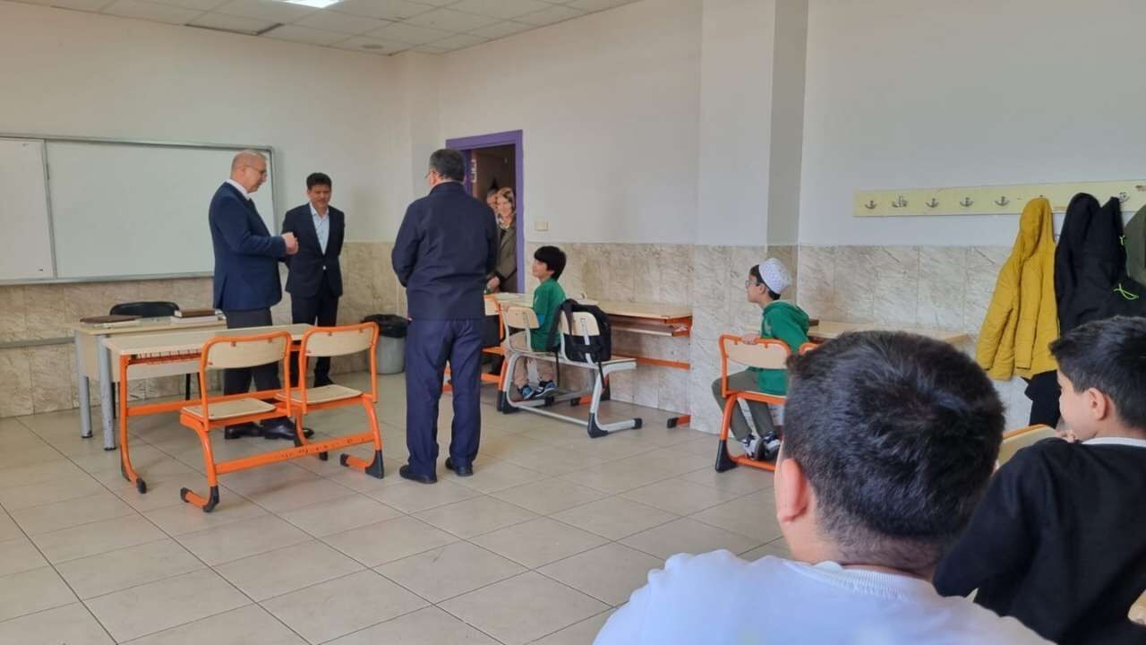 Müftü Taşcı’dan Osmaniye Hafızlık Proje Okuluna Anlamlı Ziyaret (3)