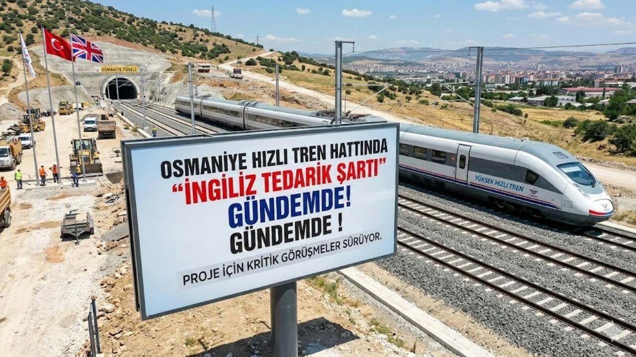 Osmaniye Hızlı Tren Hattında "İngiliz Tedarik Şartı" Gündemde!