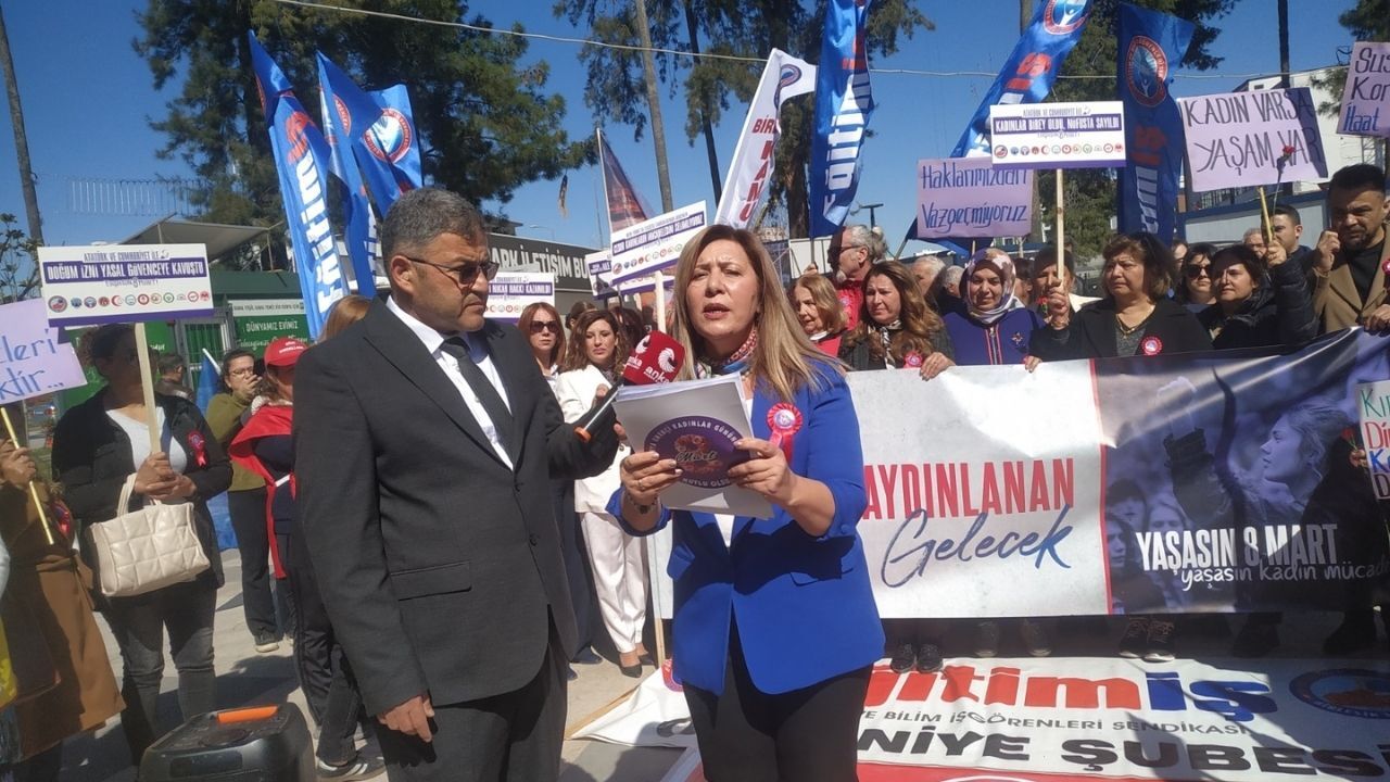 Osmaniye'de 8 Mart'ta Tek Ses Yaşamak İstiyoruz! (3)