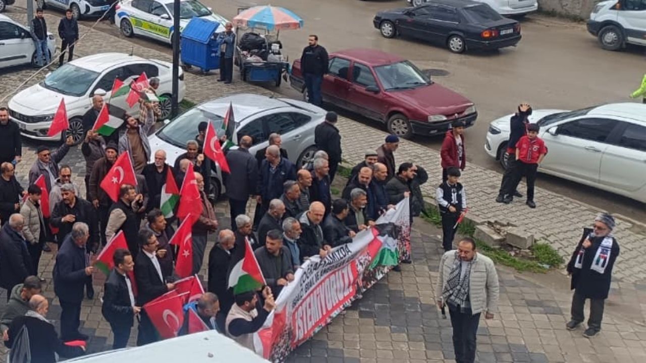 Osmaniye’de Dev Protesto Amerika Ve İşgalci İsrail’i Bölgemizde İstemiyoruz-2