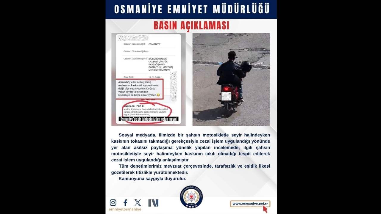 Osmaniye’de Kask Cezası Tartışması Büyüdü Resmi Inceleme Sonucu Şaşırttı (1)