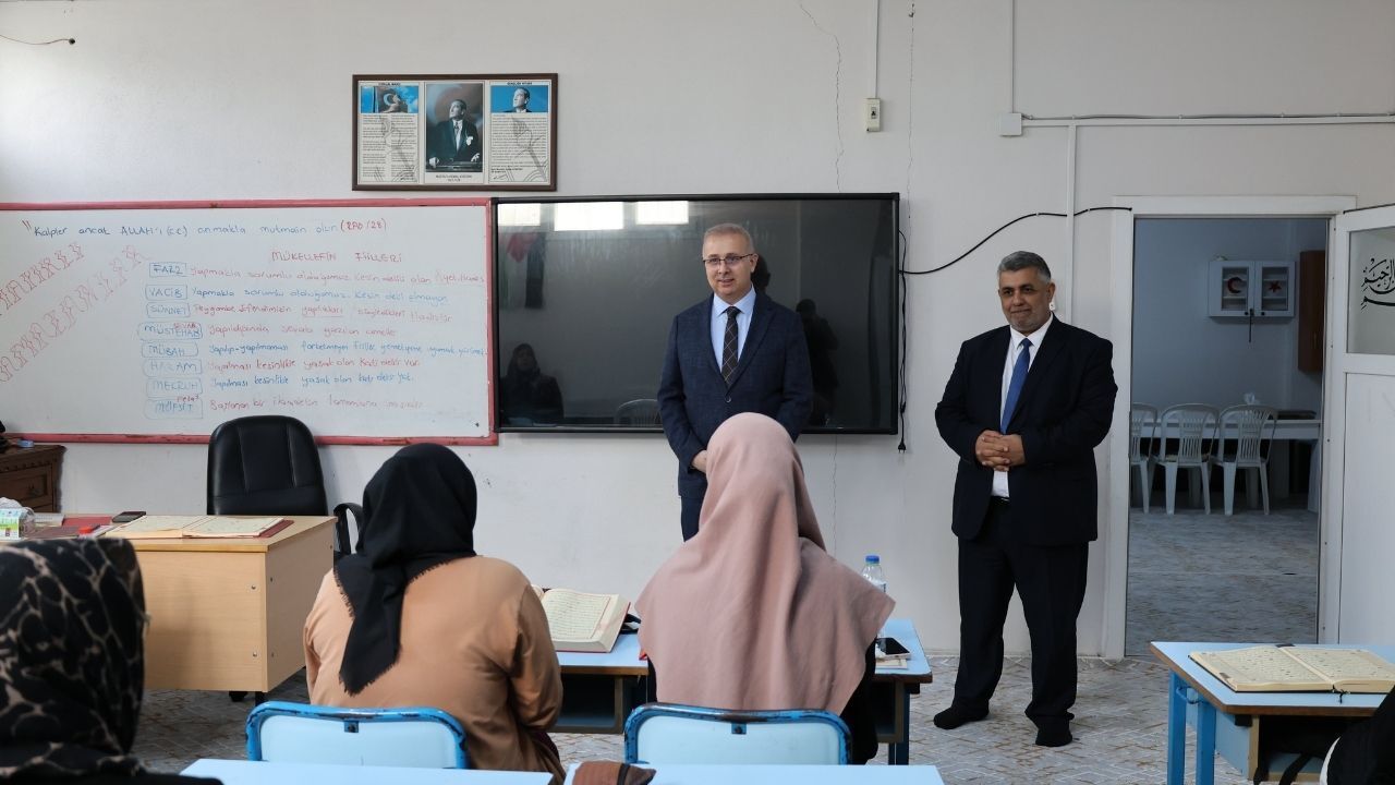Osmaniye İl Müftüsü Taşcı’dan Kur’an Kurslarına Denetim ve Ziyaret