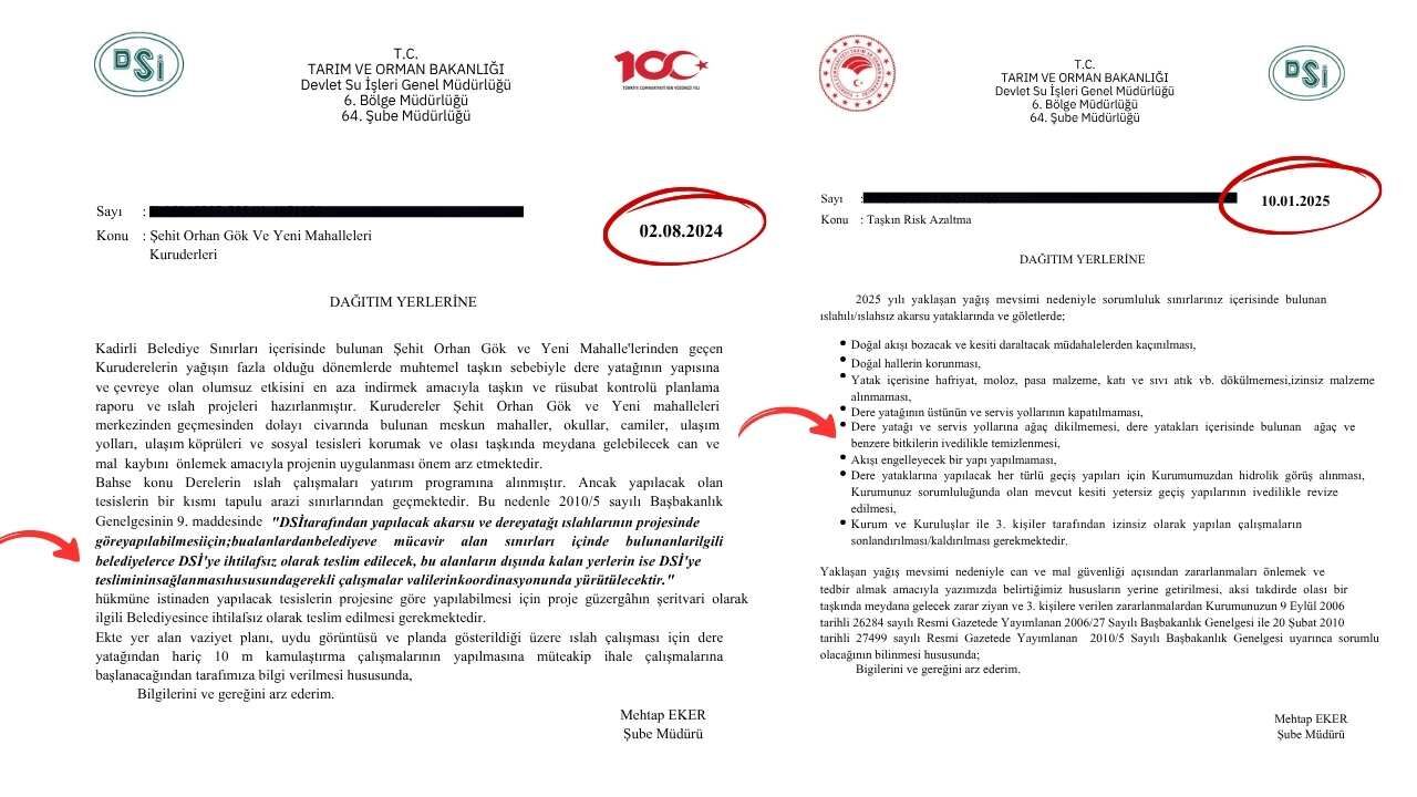 Dsi̇ Aylar Önce Uyarmış Kadirli’de Sel Felaketi Göz Göre Göre Gelmiş (6)