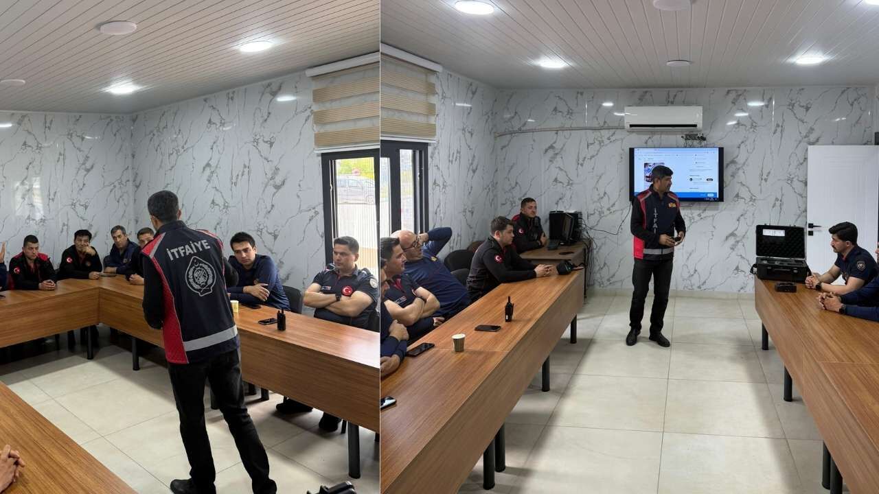 Osmaniye Belediyesi İtfaiye Personeline Hizmet İçi Eğitim (1)