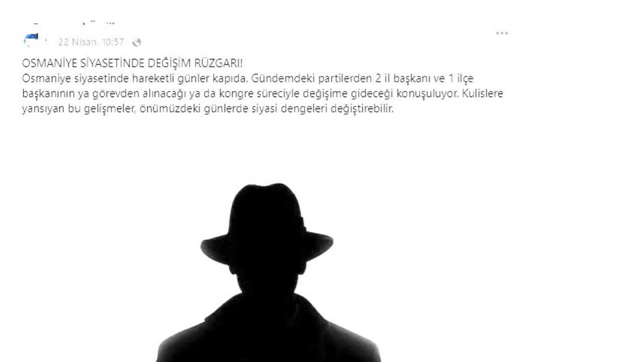 Osmaniye Görevden Alma