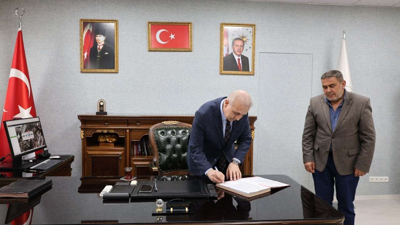 Osmaniye Halil Sıdıka Koç Camii İçin İmzalar Atıldı (1)