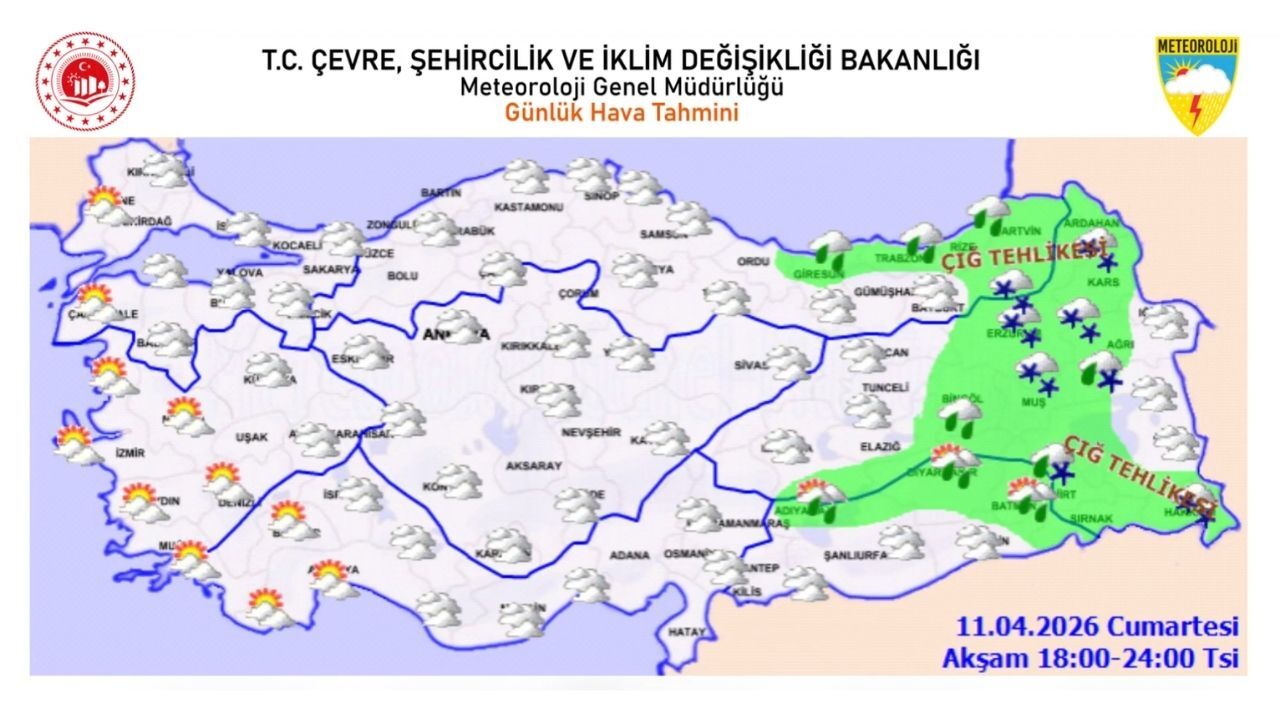 Osmaniye İçin Kırmızı Alarm Sağanak, Don Ve Çığ Tehlikesi Kapıda! (3)