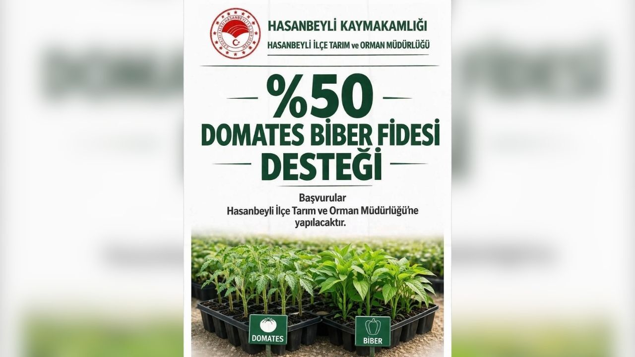 Osmaniye'de Çiftçiye Dev Destek! %50 Hibeli 100 Bin Fide Dağıtılacak!