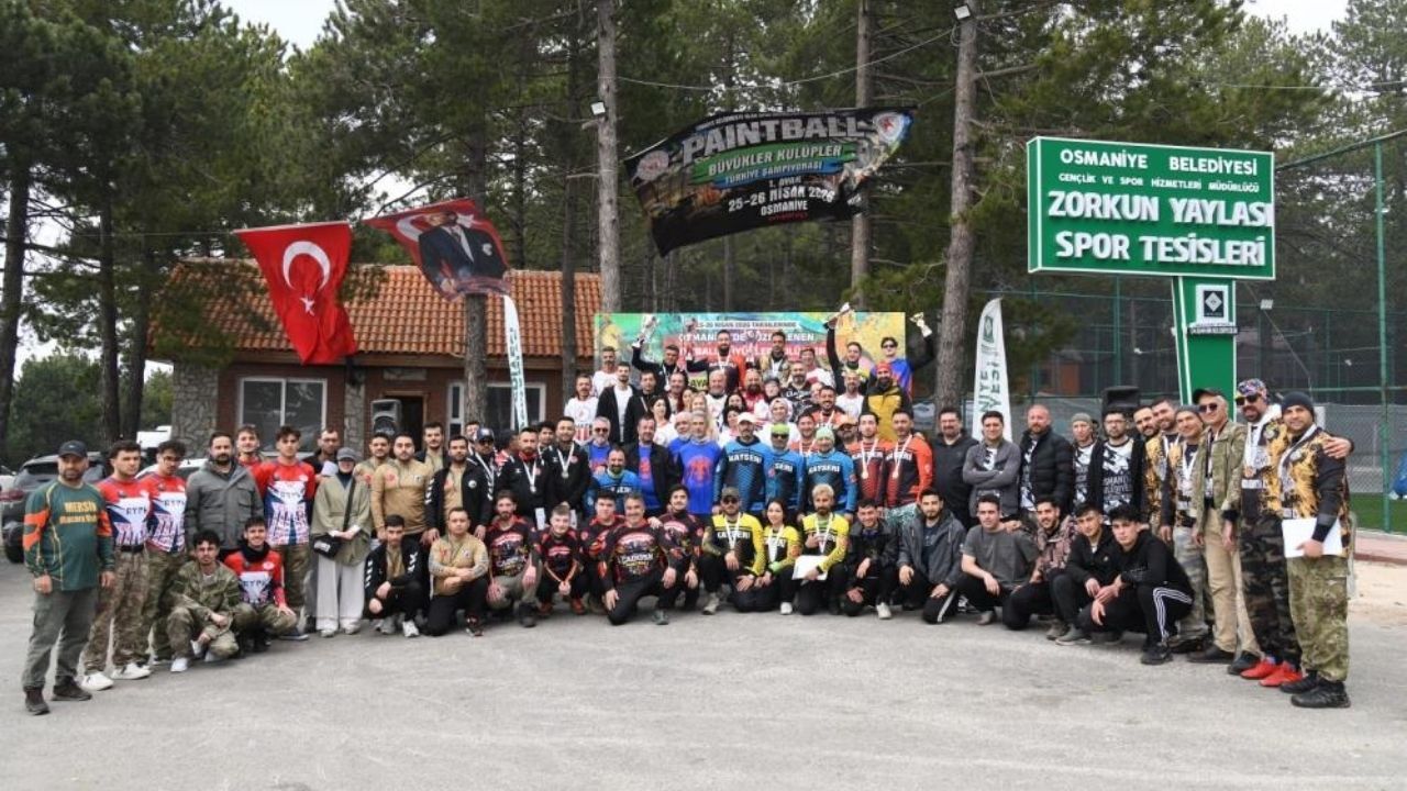Osmaniye'de Paintball Heyecanı Türkiye Şampiyonu Belli Oldu! Osmaniye Kaçıncı Sırada (1)