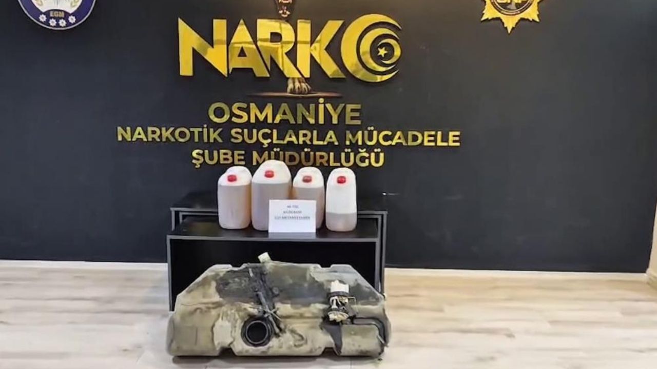 Osmaniye’de Yakıt Deposuna Gizlenmiş 48 Kilo Metamfetamin Yakalandı (2)