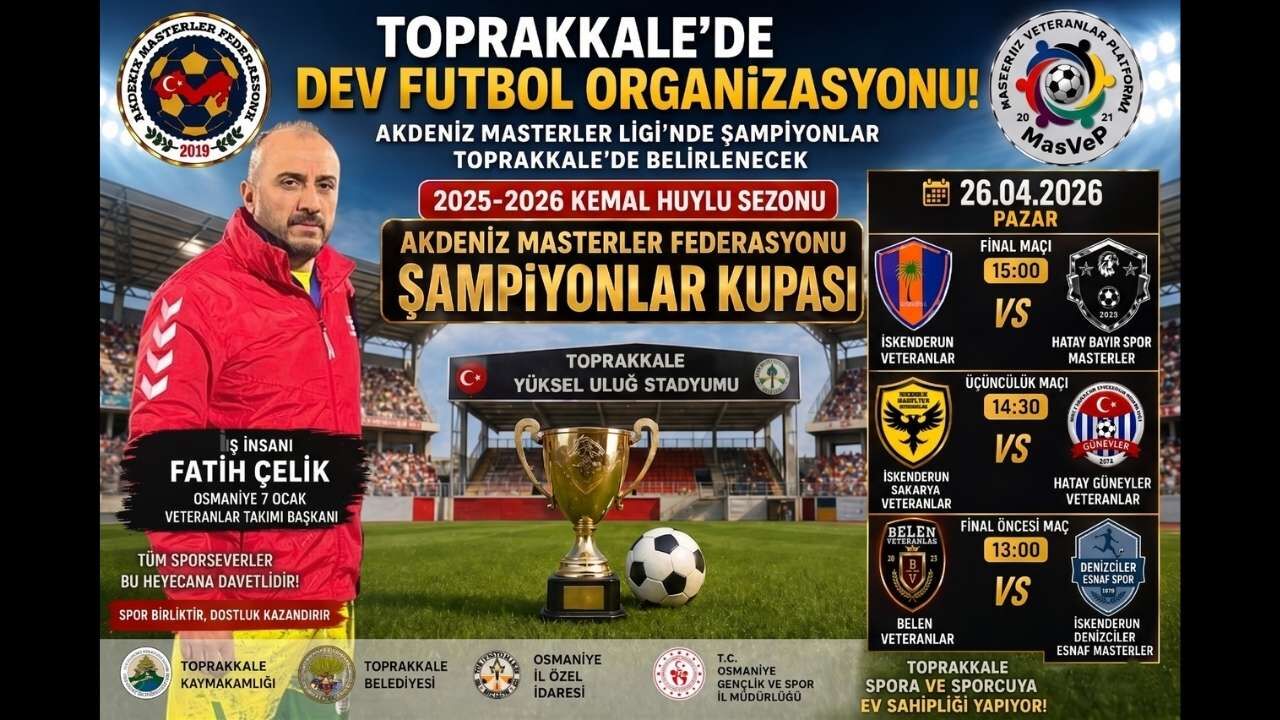 Toprakkale’de Dev Futbol Organizasyonu İçin Geri Sayım Başladı