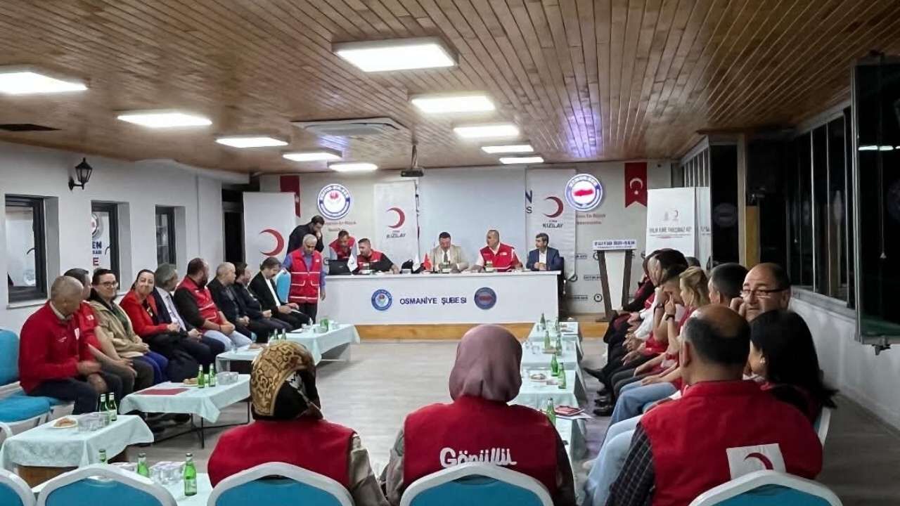 Türk Kızılay Osmaniye İl Koordinasyon Toplantısı Gerçekleştirildi (1)