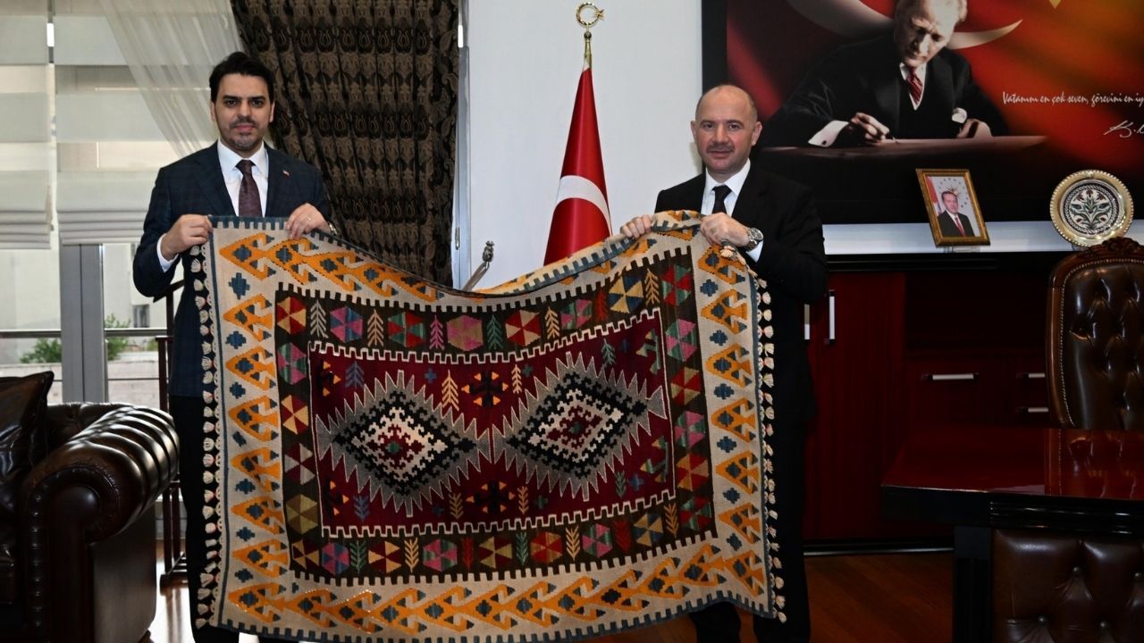 Vali Serdengeçti Ti̇ka Başkanı Abdullah Eren'i Ağırladı (2)