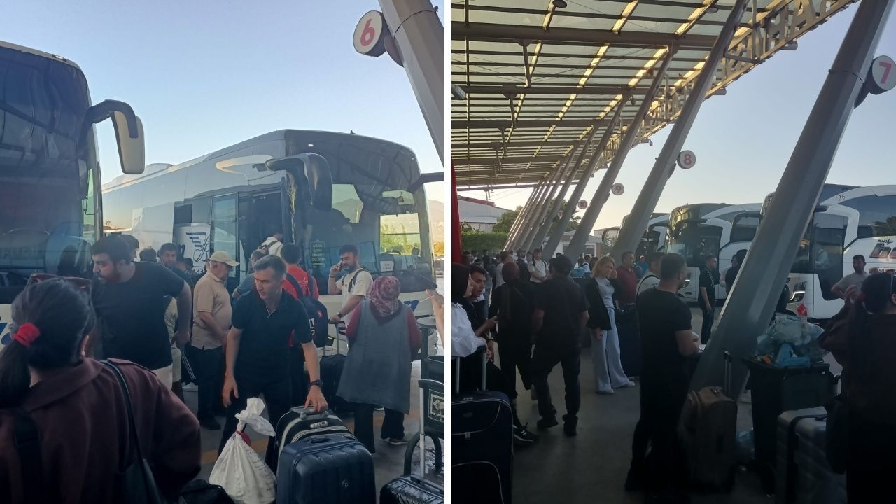 Bayram Dönüşü Osmaniye Otogarı Doldu Taştı