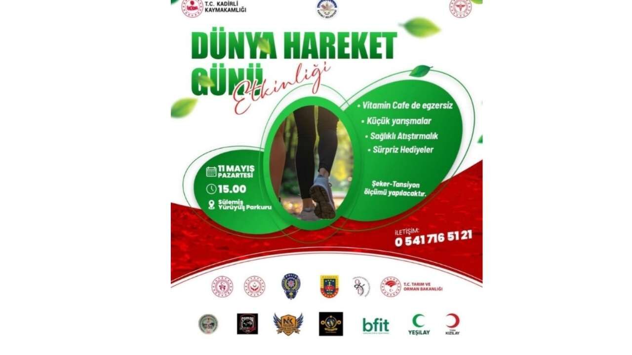 Dünya Hareket Günü’nde Kadirli’den Dev Adım (1)