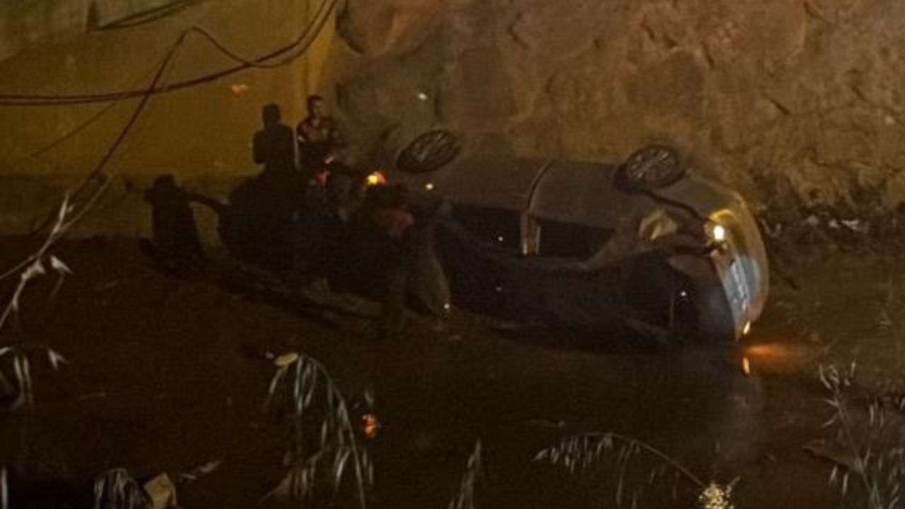 Düziçi’nde Otomobil Su Kanalına Uçtu 3 Yaralı! (2)