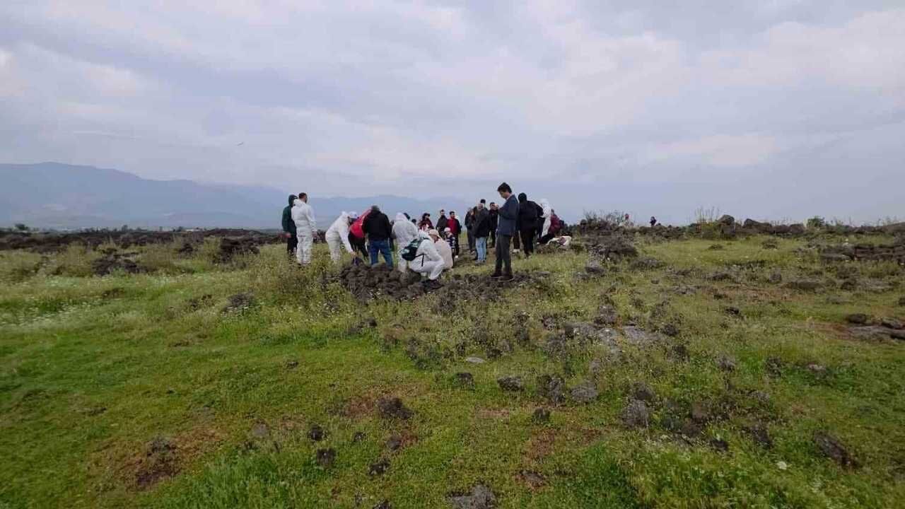 Hassa’da Heyecan Verici Keşif Öğretmenler Lav Tüpü Mağaralarına Girdi (1)