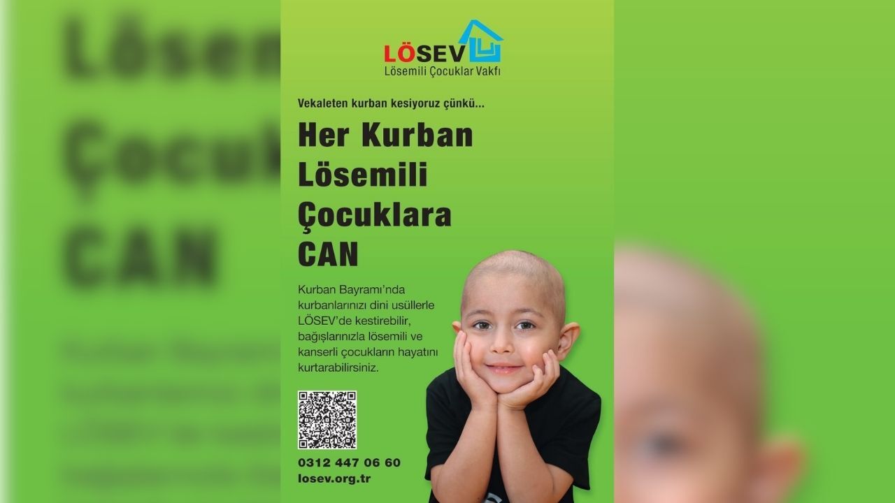 “Her Kurban Lösemili Çocuklara Can'' Caddeler Turuncuya Boyandı Lösev’den Davet!