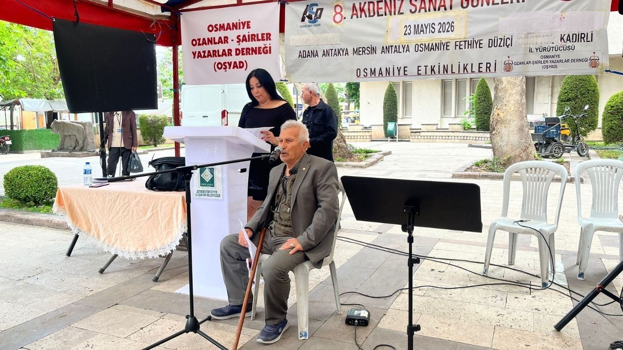 Osmaniye 8. Akdeniz Günleri’nde Sanat Dolu Anlar Şiirler Ve Türküler Yankılandı! (1)