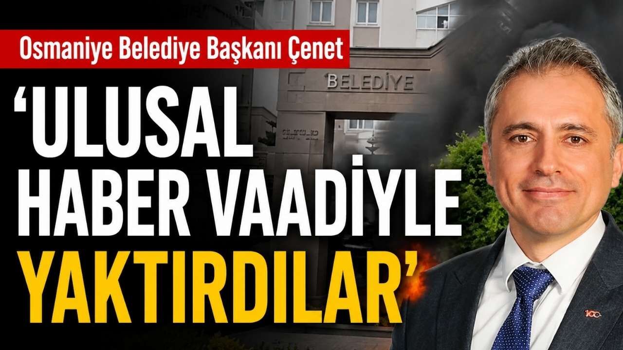 Osmaniye Belediye Önünde Motor Yakma Olayına Çenet’ten Sert Tepki!
