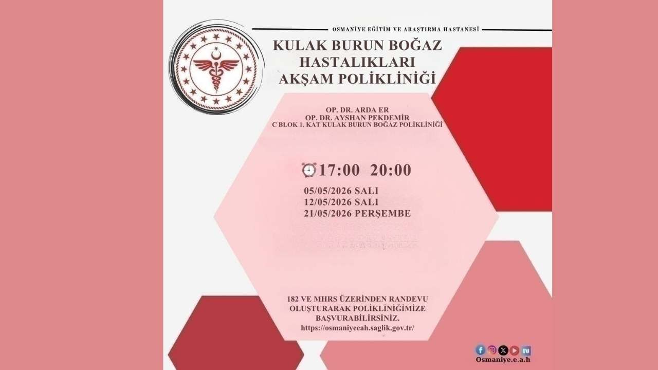 Osmaniye Eah Akşam Poliklinik Programı Belli Oldu (3)