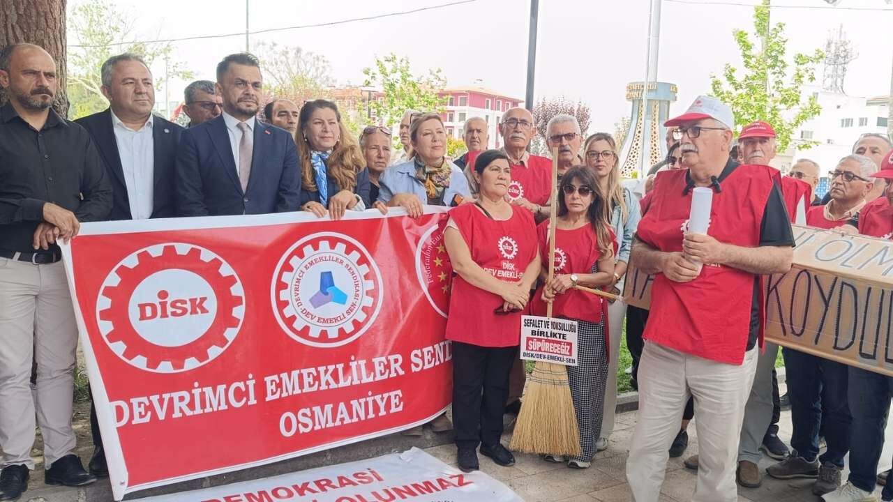 Osmaniye Emekli Sen Basın Açıklaması