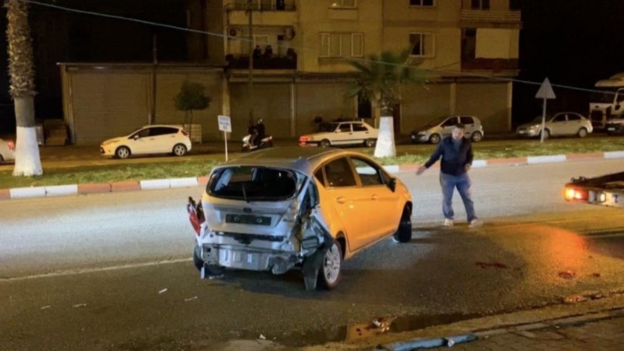 Osmaniye Kadirli'de Feci Kaza Kontrolden Çıkan Otomobil Manava Girdi! (1)