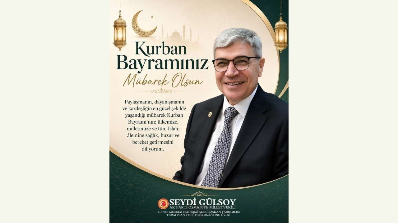 Osmaniye Milletvekili Seydi Gülsoy Kurban Bayramı'nı Kutladı (1)