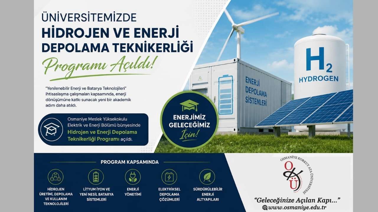 Osmaniye Okü Yeni Enerji Bölümü