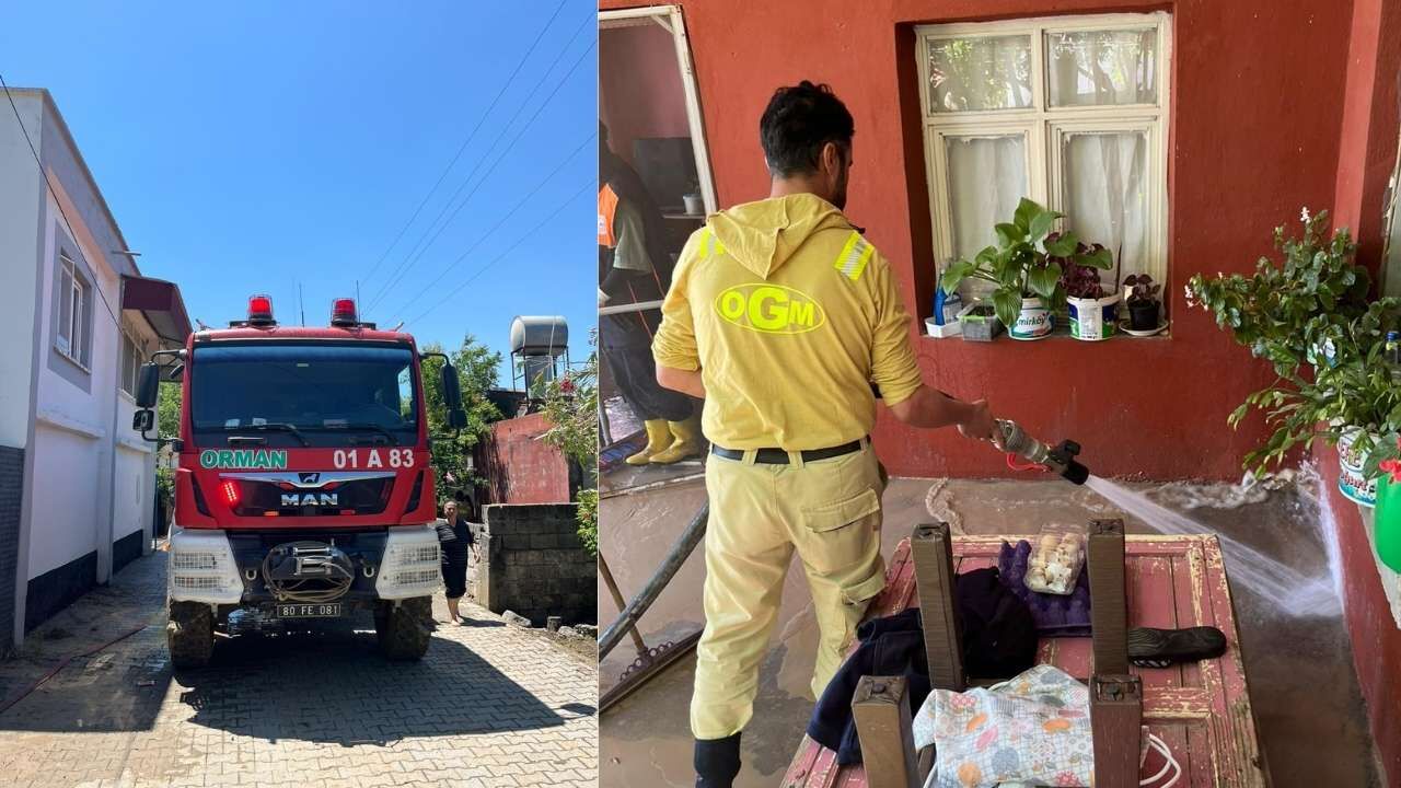 Osmaniye Orman İşletme Ekipleri Sel Bölgesinde (1)